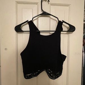 Black Crop Top